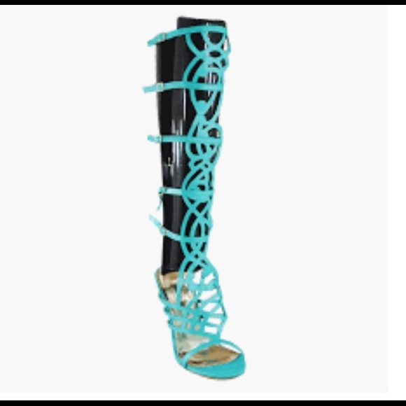 Breckelles Shoes - Breckelle Diva Aqua size 11 Gladiator Sandals New
